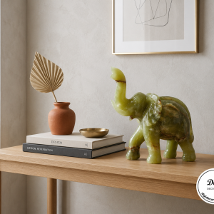 Green Onyx Elephant