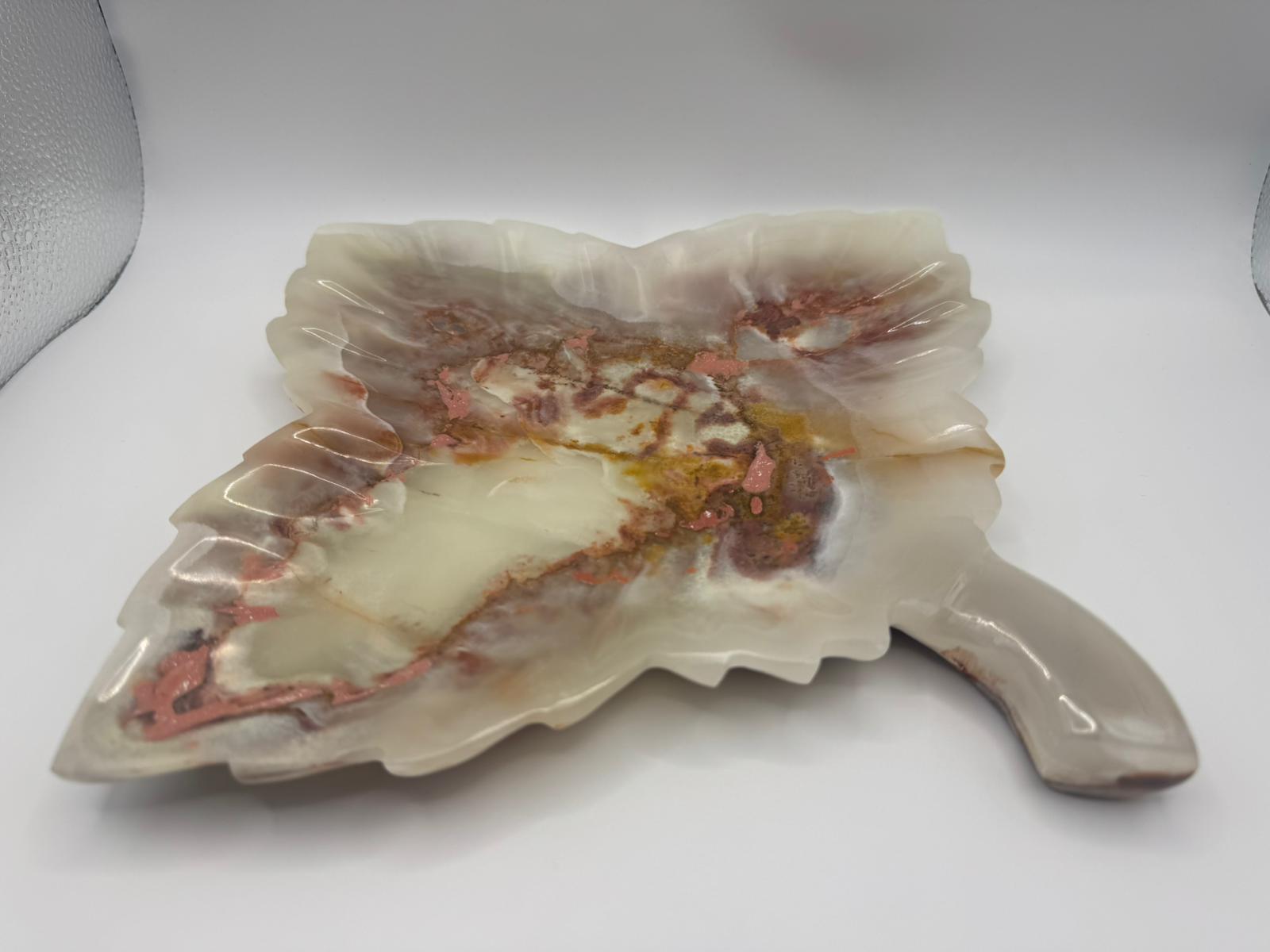 Leaf Onyx Tray