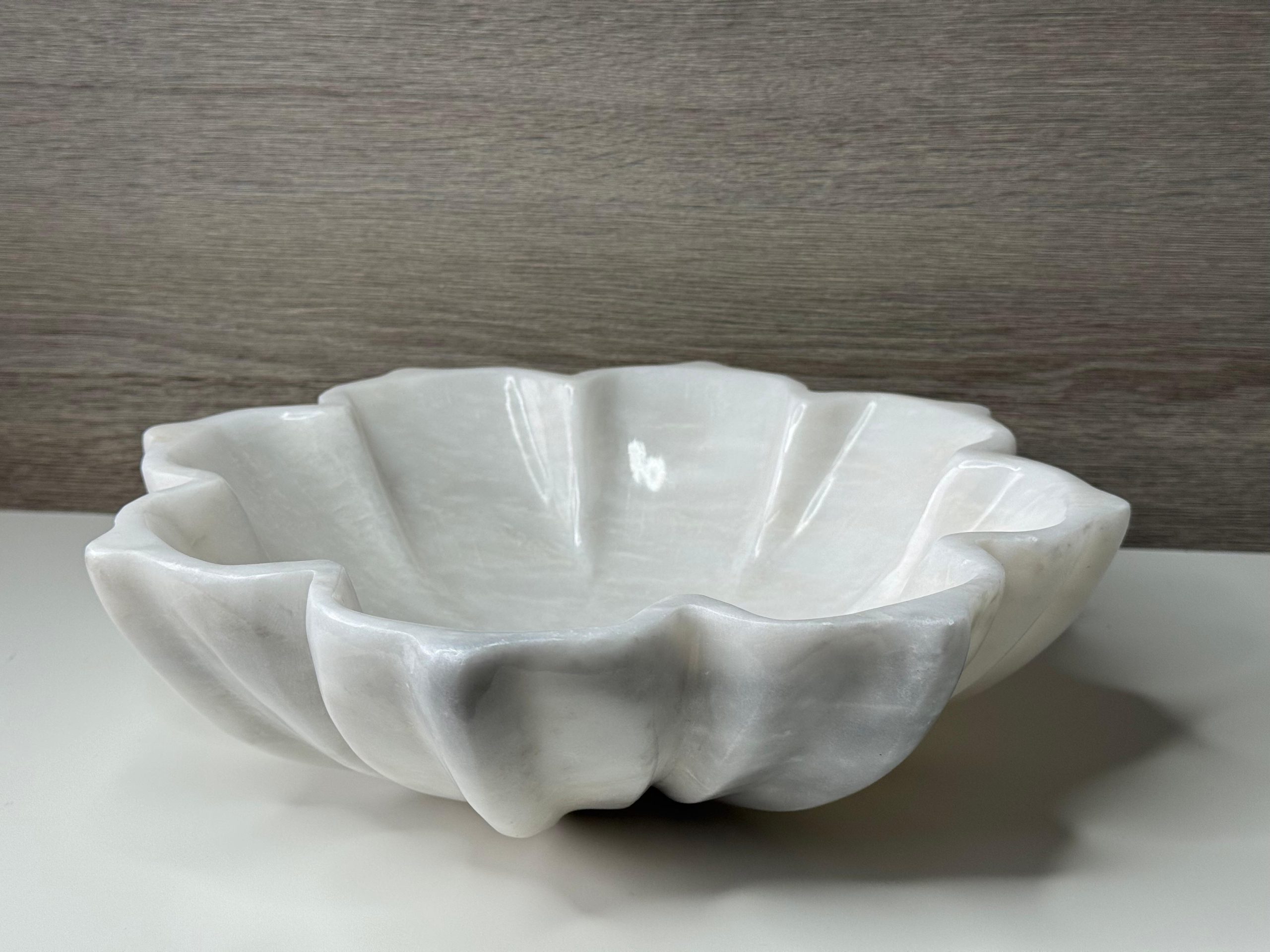 White Rose Petal Bowl
