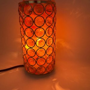 Himalayan Salt Metal Lamp