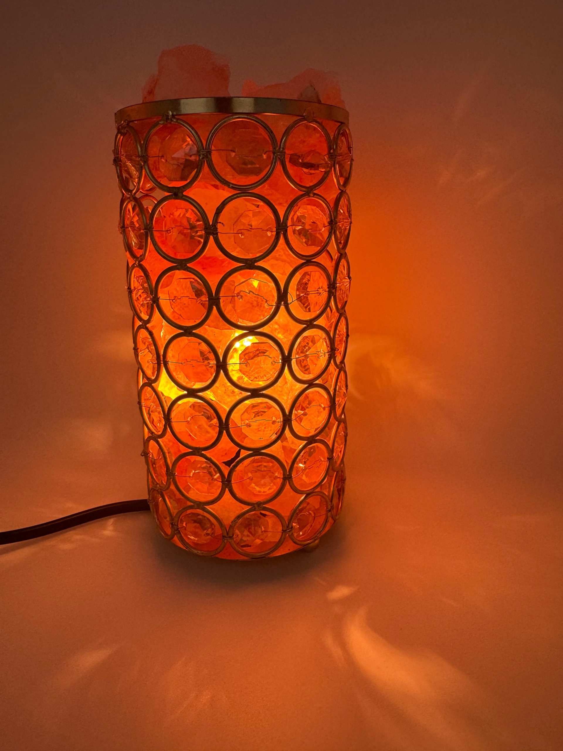 Himalayan Salt Metal Lamp