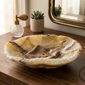 Yellow Rough Edges Bowl