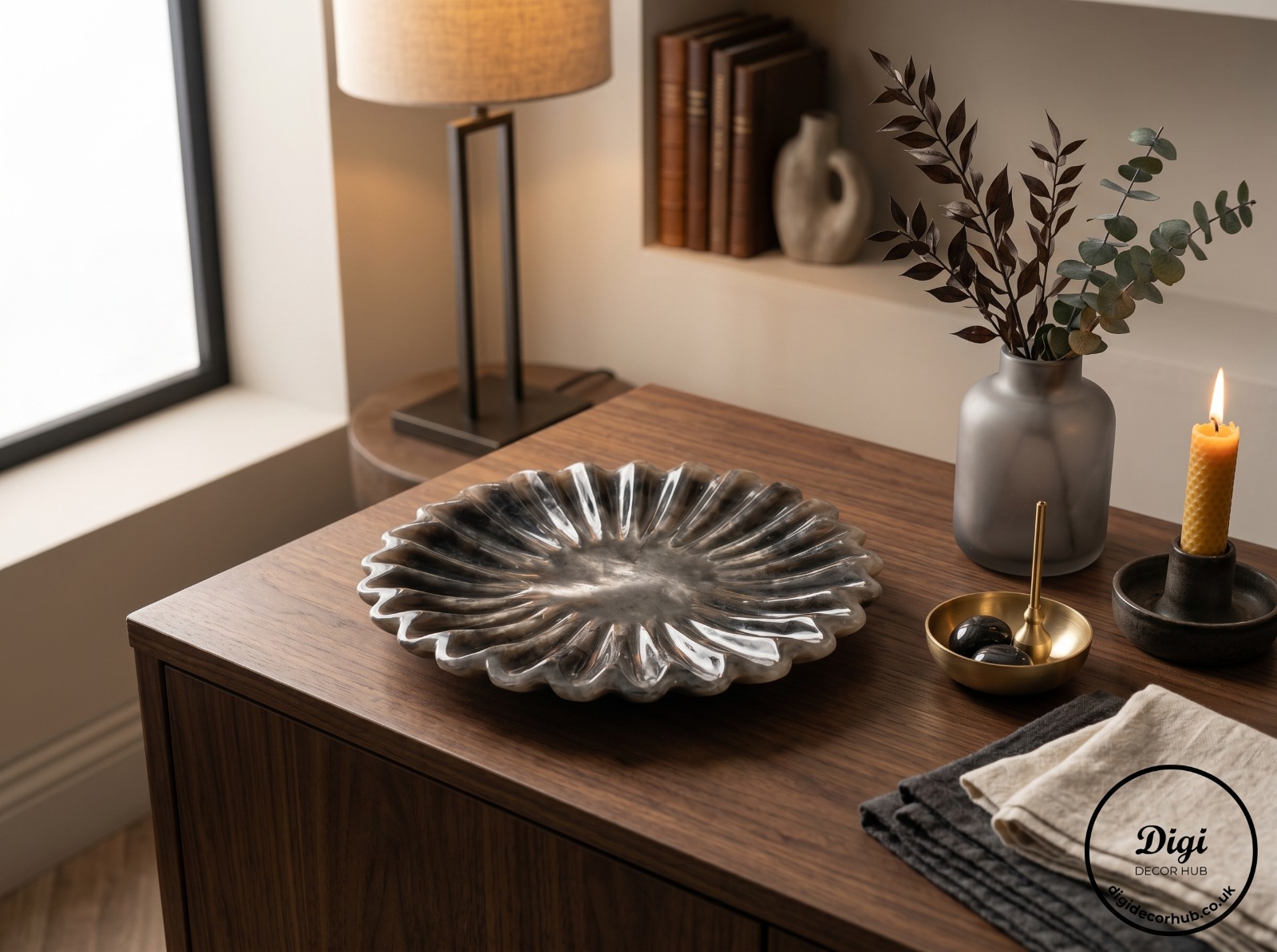 Brown Marble Plates