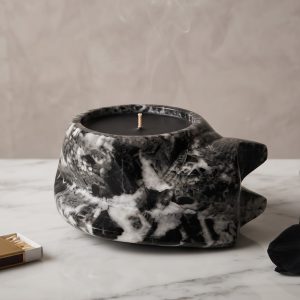 Sleeping Cat Candle Holder