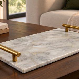 Grey Marble Tray