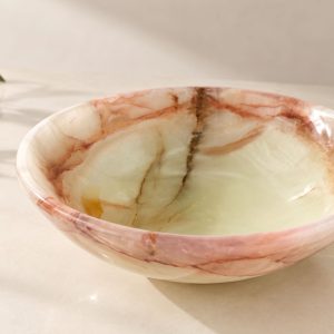 Pink Onyx Bowl
