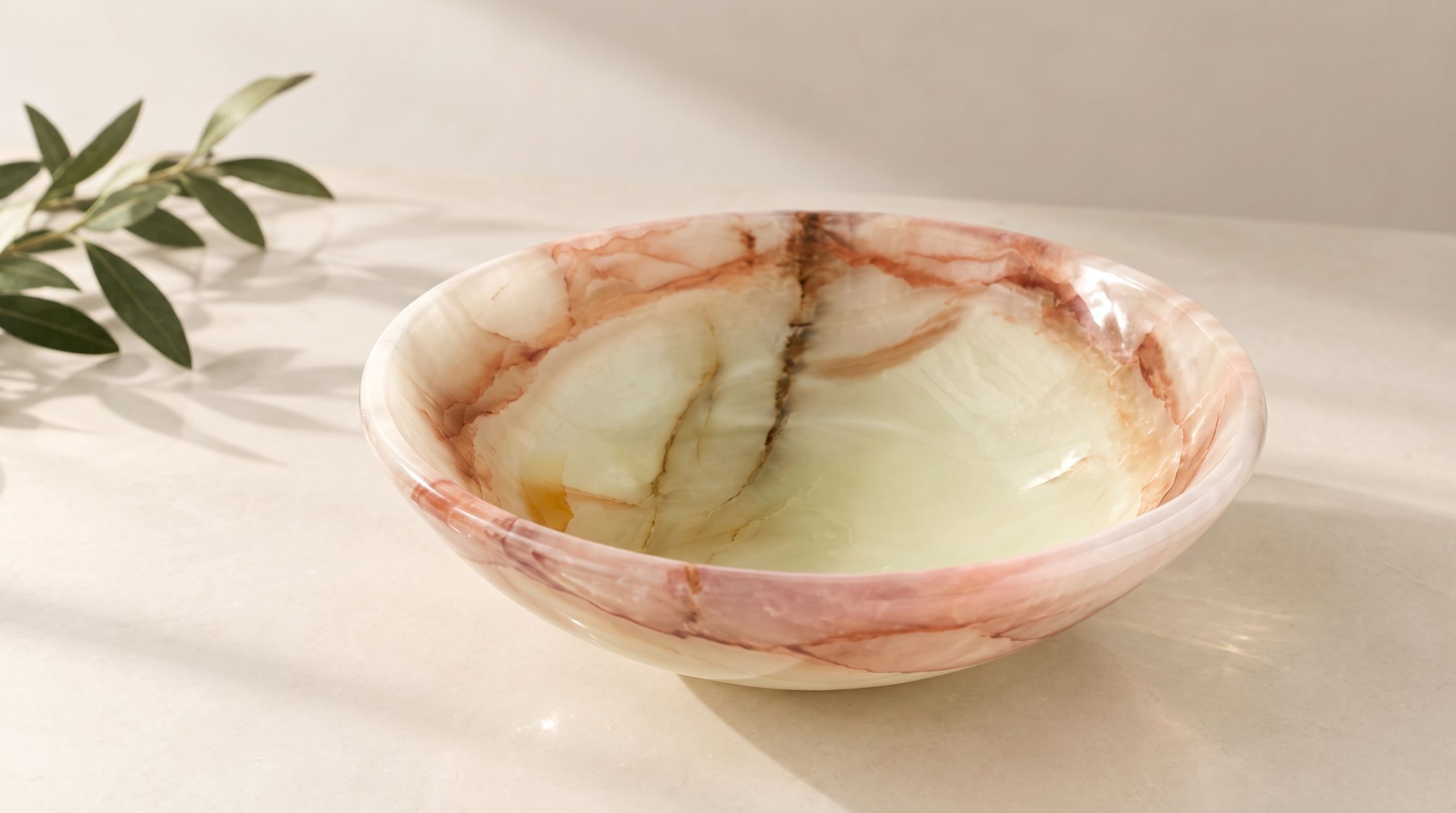 Pink Onyx Bowl